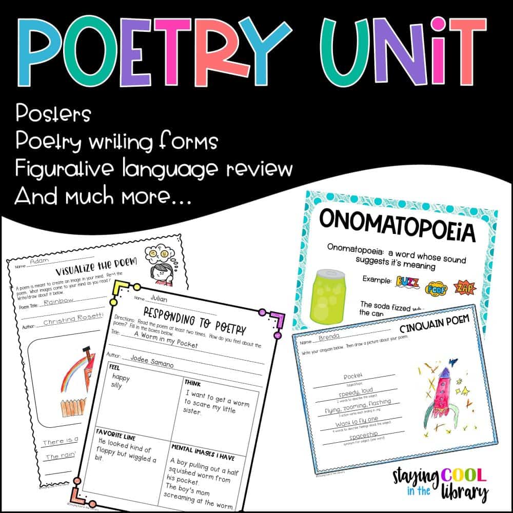 Poetry Unit Activity Pack