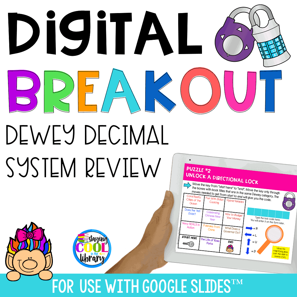 Digital Breakout - Dewey Decimal System Review