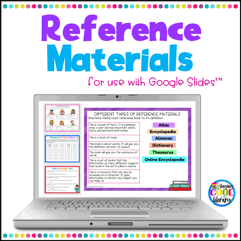 Reference Materials for Google Slides