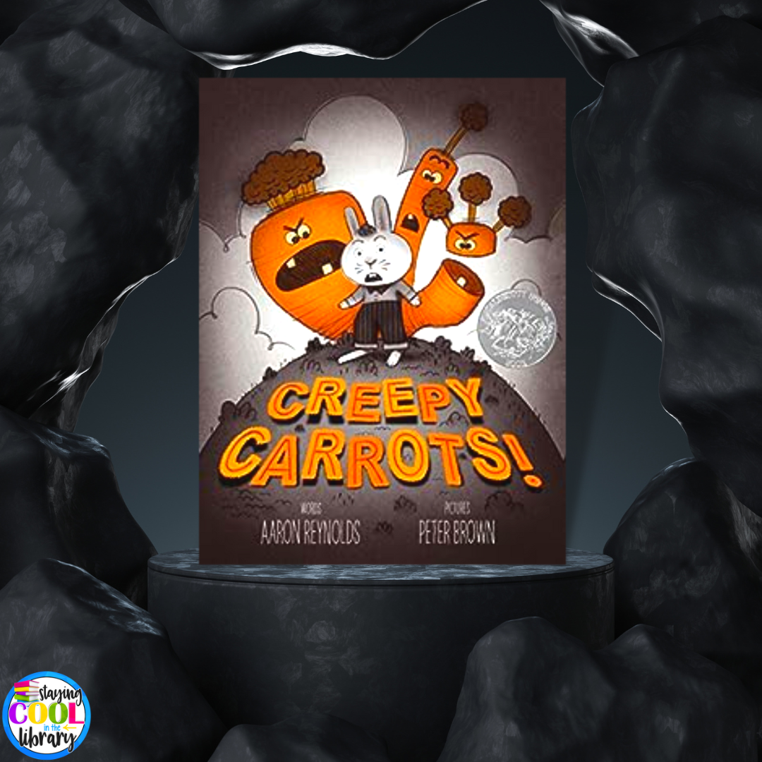 Add this Creepy Carrots book by Aaron Reynolds to your list of scary books your students will love reading.